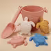 Silicone Beach Bucket Children's Early Education Educational Toys Silicone Beach Bucket Children's Early Education Educational Toys