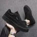 Casual Board Flat Shoes Men Breathable Thick-soled Lace-up Sneakers For Walking Running Casual Board Flat Shoes Men Breathable Thick-soled Lace-up Sneakers For Walking Running