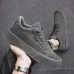 Casual Board Flat Shoes Men Breathable Thick-soled Lace-up Sneakers For Walking Running Casual Board Flat Shoes Men Breathable Thick-soled Lace-up Sneakers For Walking Running
