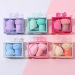 2 Pack Small Mushroom Head Powder Puff Beauty Blender 2 Pack Small Mushroom Head Powder Puff Beauty Blender