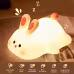 Cute LED Night Light Touch Sensor Cartoon Kid's Nightlights Big Face Rabbit Silicone Night Light Christmas Gift Bedside Lamp Home Decor Cute LED Night Light Touch Sensor Cartoon Kid's Nightlights Big Face Rabbit Silicone Night Light Christmas Gift Bedside Lamp Home Decor