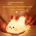 Cute LED Night Light Touch Sensor Cartoon Kid's Nightlights Big Face Rabbit Silicone Night Light Christmas Gift Bedside Lamp Home Decor Cute LED Night Light Touch Sensor Cartoon Kid's Nightlights Big Face Rabbit Silicone Night Light Christmas Gift Bedside Lamp Home Decor