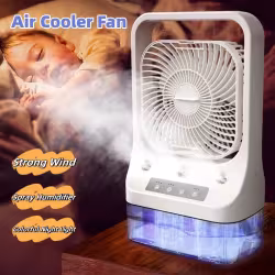 Household Cooling Fan Usb Rechargeable Head Adjustable Air Cooling Water Cooled Air Conditioning Tank Low Noise Air Cooler Fans Household Cooling Fan Usb Rechargeable Head Adjustable Air Cooling Water Cooled Air Conditioning Tank Low Noise Air Cooler Fans