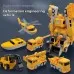 Magnetic Deformation Engineering Car Children's Toy Car Building Blocks Toy