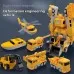 Magnetic Deformation Engineering Car Children's Toy Car Building Blocks Toy