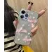 Transparent Three-dimensional Pearl Bow Phone Case Phone Case