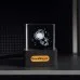 Trendy Mini Transparent WiFi Weather Clock Decoration Display Trendy Mini Transparent WiFi Weather Clock Decoration Display