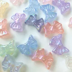 Uv Night Pretty Girl Bow Handicraft DIY Material Scattered Beads