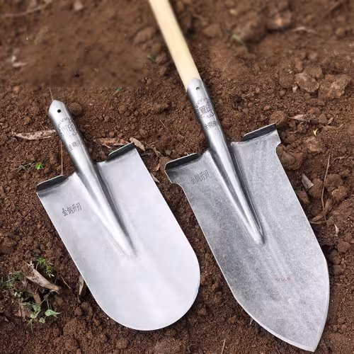 Military Seal Steel Spade Tip Shovel Spade Manganese Steel Thickened