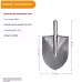 Military Seal Steel Spade Tip Shovel Spade Manganese Steel Thickened Military Seal Steel Spade Tip Shovel Spade Manganese Steel Thickened