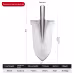 Military Seal Steel Spade Tip Shovel Spade Manganese Steel Thickened Military Seal Steel Spade Tip Shovel Spade Manganese Steel Thickened