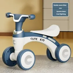 Stepless Four-wheel Children's Balance Bike