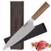 Chef Knife - 8-Inch Professional Japanese Kitchen Knife, Ultra Sharp Gyuto Knife Full Tang Ergonomic Natural Wood Handle, Cooking Knife With Gift Box Chef Knife - 8-Inch Professional Japanese Kitchen Knife, Ultra Sharp Gyuto Knife Full Tang Ergonomic Natural Wood Handle, Cooking Knife With Gift Box