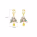 New Christmas Tree Earrings With Colorful Rhinestones Fashion Personality Shining Earrings Gift For Women Jewelry