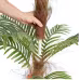 Artificial Palm Tree, 4 FT Tall Faux Plant, Secure PE Material & Anti-Tip Tilt Protection Low-Maintenance Plant, Lifelike Green Fake Tree For Home Office Warehouse Decor Indoor Outdoor