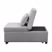 Folding Ottoman Sofa Bed Gray Folding Ottoman Sofa Bed Gray