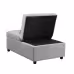Folding Ottoman Sofa Bed Gray Folding Ottoman Sofa Bed Gray