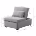 Folding Ottoman Sofa Bed Gray Folding Ottoman Sofa Bed Gray