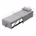 Folding Ottoman Sofa Bed Gray Folding Ottoman Sofa Bed Gray