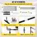 VEVOR 10 X 8 Ft Backdrop Banner Stand Adjustable Height And Width Newest Step And Repeat For Trade Show Wall Exhibitor Photo Booth Background