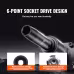 VEVOR Drive Impact Socket Set 6 Point Cr-Mo Alloy Steel For Auto Repair, Includes Extension Bars Universal Joint Adapter Lock Storage Case VEVOR Drive Impact Socket Set 6 Point Cr-Mo Alloy Steel For Auto Repair, Includes Extension Bars Universal Joint Adapter Lock Storage Case