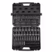 VEVOR Drive Impact Socket Set 6 Point Cr-Mo Alloy Steel For Auto Repair, Includes Extension Bars Universal Joint Adapter Lock Storage Case