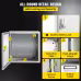 VEVOR NEMA Steel Enclosure, 12 X 12 X 6inch NEMA 4X Steel Electrical Box, IP66 Waterproof & Dustproof, Outdoor Indoor Electrical Junction Box, With Mounting Plate VEVOR NEMA Steel Enclosure, 12 X 12 X 6inch NEMA 4X Steel Electrical Box, IP66 Waterproof & Dustproof, Outdoor Indoor Electrical Junction Box, With Mounting Plate