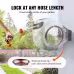 VEVOR Retractable Hose Reel Water Hose Reel Swivel Wall-Mounted,Garden Water Hose Reel With 9-Pattern Nozzle,Automatic Rewind, Lock At Any Length, With Slow Return System VEVOR Retractable Hose Reel Water Hose Reel Swivel Wall-Mounted,Garden Water Hose Reel With 9-Pattern Nozzle,Automatic Rewind, Lock At Any Length, With Slow Return System