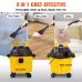 VEVOR Wet Dry Vac, 2.6 Gallon, 2.5 Peak HP, 3 In 1 Shop Vacuum With Blowing Function, Portable With Attachments To Clean Floor, Upholstery, Gap, Car, ETL Listed, Yellow VEVOR Wet Dry Vac, 2.6 Gallon, 2.5 Peak HP, 3 In 1 Shop Vacuum With Blowing Function, Portable With Attachments To Clean Floor, Upholstery, Gap, Car, ETL Listed, Yellow