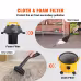 VEVOR Wet Dry Vac, 2.6 Gallon, 2.5 Peak HP, 3 In 1 Shop Vacuum With Blowing Function, Portable With Attachments To Clean Floor, Upholstery, Gap, Car, ETL Listed, Yellow VEVOR Wet Dry Vac, 2.6 Gallon, 2.5 Peak HP, 3 In 1 Shop Vacuum With Blowing Function, Portable With Attachments To Clean Floor, Upholstery, Gap, Car, ETL Listed, Yellow