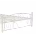 Queen Size Unique Flower Sturdy System Metal Bed Frame With Headboard And Footboard