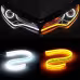 2x Auto LED Blinker Dynamische Streifen DRL Scheinwerfer Tagfahrlicht Lampe 60cm 2x Auto LED Blinker Dynamische Streifen DRL Scheinwerfer Tagfahrlicht Lampe 60cm