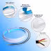 2x Auto LED Blinker Dynamische Streifen DRL Scheinwerfer Tagfahrlicht Lampe 60cm