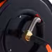 VEVOR Retractable Air Hose Reel, 50 FT Hybrid Air Hose Max 300PSI, Air Compressor Hose Reel With 5 Ft Lead In, Ceiling Wall Mount Heavy Duty Single Arm Steel Reel