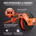 VEVOR Retractable Air Hose Reel, 50 FT Hybrid Air Hose Max 300PSI, Air Compressor Hose Reel With 5 Ft Lead In, Ceiling Wall Mount Heavy Duty Single Arm Steel Reel