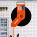 VEVOR Retractable Air Hose Reel, 50 FT Hybrid Air Hose Max 300PSI, Air Compressor Hose Reel With 5 Ft Lead In, Ceiling Wall Mount Heavy Duty Single Arm Steel Reel
