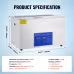 VEVOR Ultrasonic Cleaner 30L Ultrasonic Cleaner For Cleaning Eyeglasses Dentures Commercial Industrial Ultrasonic Cleaner With Digital Heater Timer And Cleaner Basket 30 Liter VEVOR Ultrasonic Cleaner 30L Ultrasonic Cleaner For Cleaning Eyeglasses Dentures Commercial Industrial Ultrasonic Cleaner With Digital Heater Timer And Cleaner Basket 30 Liter