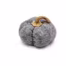 Set Of 3, 8.3x8.3x5.5 Gray Pumpkin, Pumpkin Ornament Decor For Holiday Harvest Festival Fall Festival Thanksgiving