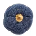 A Set Of 3 Deep Blue Pumpkin Decorations