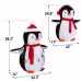 2-Piece Lighted Plush Penguins Christmas Yard Decorations, Set Of 2 Pre-lit Pull Up Penguins With 150 Warm White LEDs, Multi-color Light String And Stakes For Xmas Outdoor Holiday Indoor Decor 2-Piece Lighted Plush Penguins Christmas Yard Decorations, Set Of 2 Pre-lit Pull Up Penguins With 150 Warm White LEDs, Multi-color Light String And Stakes For Xmas Outdoor Holiday Indoor Decor