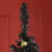 6 Ft Artificial Pencil Christmas Tree, Slim Xmas Tree With 390 Realistic Branch Tips And Plastic Stand, Black 6 Ft Artificial Pencil Christmas Tree, Slim Xmas Tree With 390 Realistic Branch Tips And Plastic Stand, Black