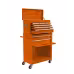 High Capacity Rolling Tool Chest With Wheels And Drawers, 8-Drawer Tool Storage Cabinet--ORANGE