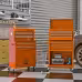 High Capacity Rolling Tool Chest With Wheels And Drawers, 8-Drawer Tool Storage Cabinet--ORANGE