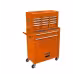 High Capacity Rolling Tool Chest With Wheels And Drawers, 8-Drawer Tool Storage Cabinet--ORANGE High Capacity Rolling Tool Chest With Wheels And Drawers, 8-Drawer Tool Storage Cabinet--ORANGE