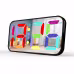 LED Mirror Large Display Table Clock, Suitable For Bedroom, Home, Living Room, Office