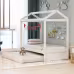 House Bed With Trundle, Can Be Decorated,White House Bed With Trundle, Can Be Decorated,White