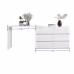 Extended Desktop 6 Drawers Chest Of Drawer Without Handle White Color Vanity Extended Desktop 6 Drawers Chest Of Drawer Without Handle White Color Vanity