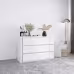 Extended Desktop 6 Drawers Chest Of Drawer Without Handle White Color Vanity Extended Desktop 6 Drawers Chest Of Drawer Without Handle White Color Vanity
