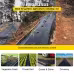 VEVOR Weed Barrier Landscape Fabric, 6 X 250 Ft, 4.1 Oz Premium Woven Ground Cover, Heavy Duty PP Material & Easy Setup, Weed Control For Outdoor Garden, Lawn, Driveway, Black VEVOR Weed Barrier Landscape Fabric, 6 X 250 Ft, 4.1 Oz Premium Woven Ground Cover, Heavy Duty PP Material & Easy Setup, Weed Control For Outdoor Garden, Lawn, Driveway, Black