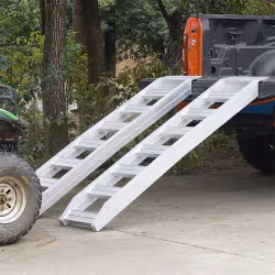 VEVOR Aluminum Ramps, 8810 Lbs, Heavy-duty Ramps With Top Hook Attaching End, Universal Loading Ramp For Motorcycle, Tractor, ATV UTV, Trucks, Lawn Mower, 72inL X 15inW, 2Pcs